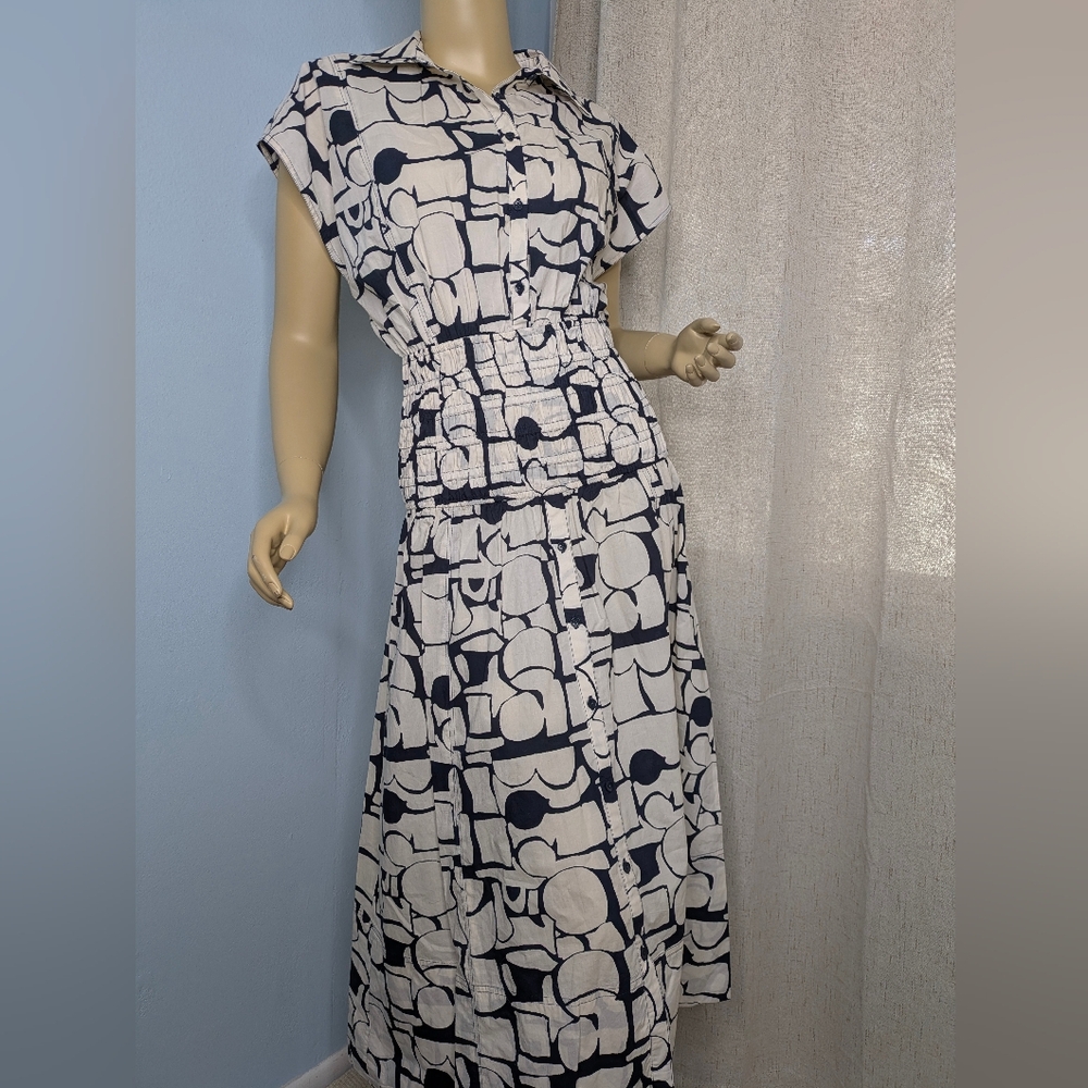 Stunning Abstract Print Dress By Apiece Apart